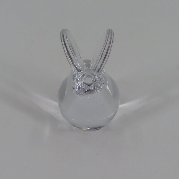 Maleras Clear Crystal Glass Mouse Figurine Statue 2.5in Signed Base Freestanding - Picture 2 of 12